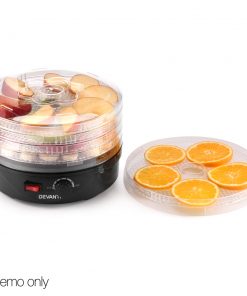 Devanti Food Dehydrator with 5 Trays - Black