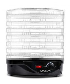 Devanti Food Dehydrator with 7 Trays - Black