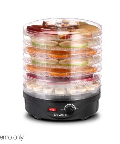 Devanti Food Dehydrator with 7 Trays - Black
