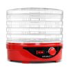 Devanti Food Dehydrator with 5 Trays – Red
