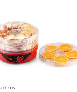 Devanti Food Dehydrator with 5 Trays - Red