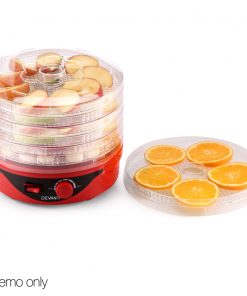 Devanti Food Dehydrator with 7 Trays - Red