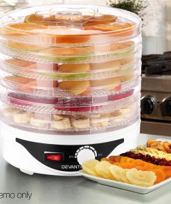 Devanti Food Dehydrator with 7 Trays - White