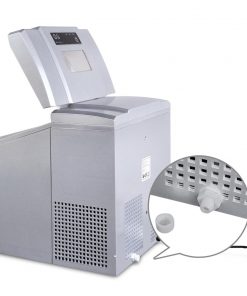 DEVANTI Portable Ice Cube Maker - Silver