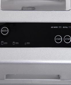 DEVANTI Portable Ice Cube Maker - Silver