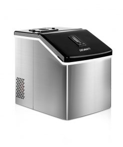 DEVANTi 3.2L Portable Ice Cube Maker Cold Commercial Machine Stainless Steel