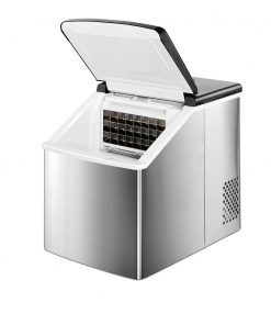 DEVANTi 3.2L Portable Ice Cube Maker Cold Commercial Machine Stainless Steel