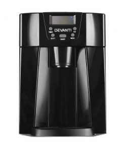 Devanti 2L Portable Ice Cuber Maker & Water Dispenser - Black