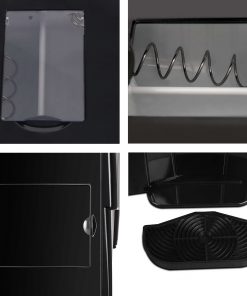 Devanti 2L Portable Ice Cuber Maker & Water Dispenser - Black