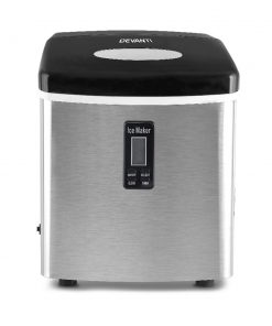 Devanti 3.2L Stainless Steel Portable Ice Cube Maker