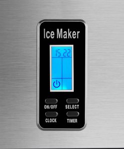 Devanti 3.2L Stainless Steel Portable Ice Cube Maker