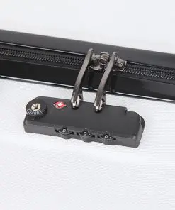 Wanderlite 2 Piece Lightweight Hard Suit Case Luggage White