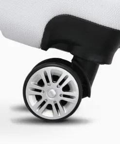 Wanderlite 2 Piece Lightweight Hard Suit Case Luggage White