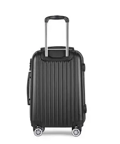 Wanderlite 20inch Lightweight Hard Suit Case Luggage Black