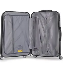 Wanderlite 20inch Lightweight Hard Suit Case Luggage Black