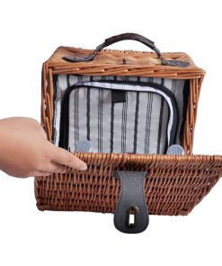 Alfresco 2 Person Picnic Basket Baskets Deluxe Outdoor Corporate Blanket Park