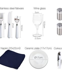 Alfresco 4 Person Picnic Basket Baskets Blue Deluxe Outdoor Corporate Blanket Park