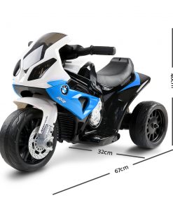 Kids Ride On Motorbike BMW Licensed S1000RR Motorcycle Car Blue