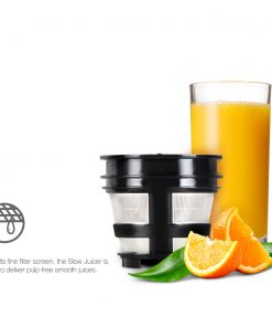 Devanti High Yield Cold Press Slow Juicer - Black