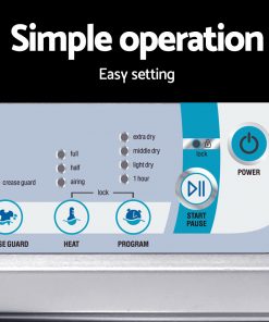 Devanti 6kg Tumble Dryer Silver