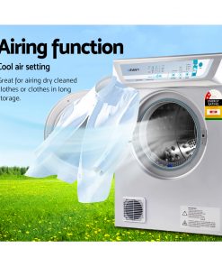 Devanti 6kg Tumble Dryer Silver