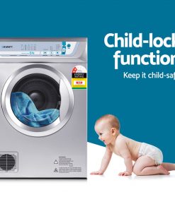 Devanti 6kg Tumble Dryer Silver