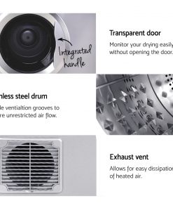 Devanti 6kg Tumble Dryer Silver