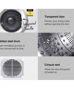 Devanti 6kg Clothes Tumble Dryer White