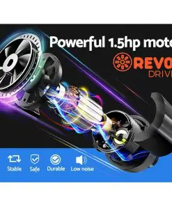 Everfit Electric Treadmill 40cm Running Home Gym Fitness Machine Black