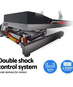 Everfit Electric Treadmill 48cm Incline Running Home Gym Fitness Machine Black