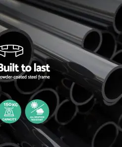 Everfit 12FT Trampoline With Basketball Hoop - Rainbow