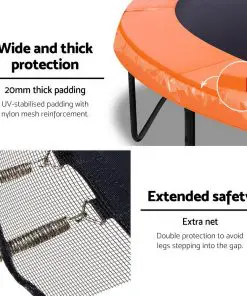 Everfit 8FT Trampoline - Orange