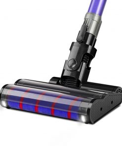 Devanti 150W Stick Handstick Handheld Cordless Vacuum Cleaner 2-Speed with Headlight Purple