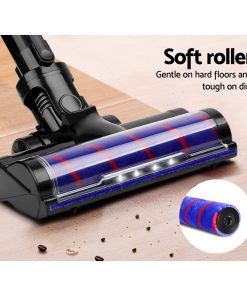 Devanti Cordless Handstick Vacuum Cleaner - Grey and Purple