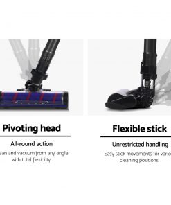 Devanti Cordless 150W Handstick Vacuum Cleaner - Black