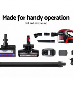 Devanti Cordless 150W Handstick Vacuum Cleaner - Black