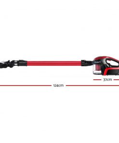 Devanti Cordless 150W Handstick Vacuum Cleaner - Red and Black