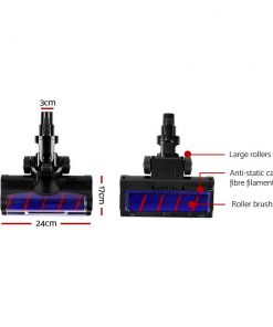 Devanti Cordless Handstick Vacuum Cleaner Head- Black