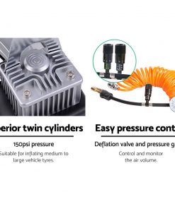 Giantz 12V Portable Air Compressor