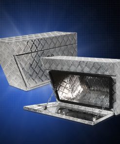 Giantz Pair of Under Tray Undertray Tool Box Aluminium Alloy Underbody Toolbox