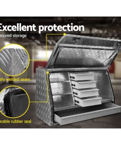 Giantz Aluminium Toolbox Generator Tool Box Drawers Truck Canopy Trailer Locks