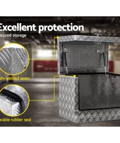 Giantz 62x40x50cm Aluminium Tool box Ute Generator Toolbox Truck Trailer Canopy