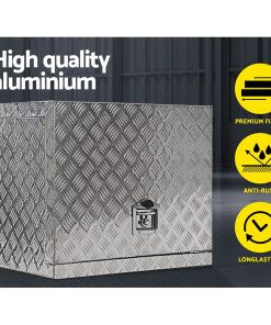 Giantz 75x50x55cm Aluminium Tool box Generator Toolbox Truck Ute Trailer Canopy
