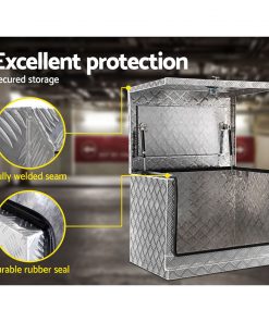 Giantz 75x50x55cm Aluminium Tool box Generator Toolbox Truck Ute Trailer Canopy