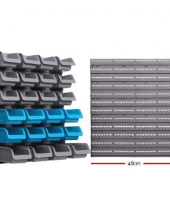 Giantz 88 Parts Wall-Mounted Storage Bin Rack Tool Garage Shelving Organiser Box