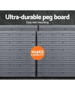 Giantz 88 Parts Wall-Mounted Storage Bin Rack Tool Garage Shelving Organiser Box