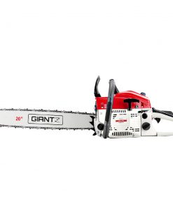 Giantz 58CC Commercial Petrol Chainsaw - Red & White