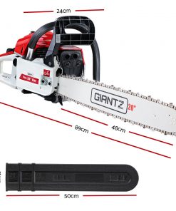 GIANTZ 52CC Petrol Commercial Chainsaw Chain Saw Bar E-Start Pruning