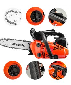 GIANTZ 25cc Commercial Petrol Chainsaw 10â€ Oregon Bar E-Start Chains Saw Tree