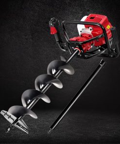 Giantz 88CC Petrol Post Hole Digger Drill Borer Fence Extension Auger Bits